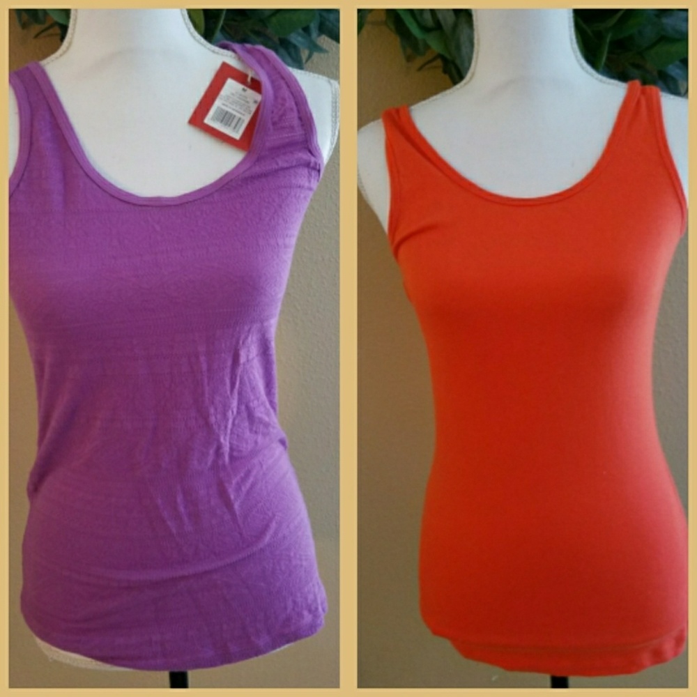 Purple orange tanktop bundle